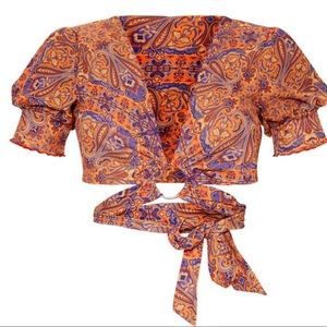 Paisley Crop top